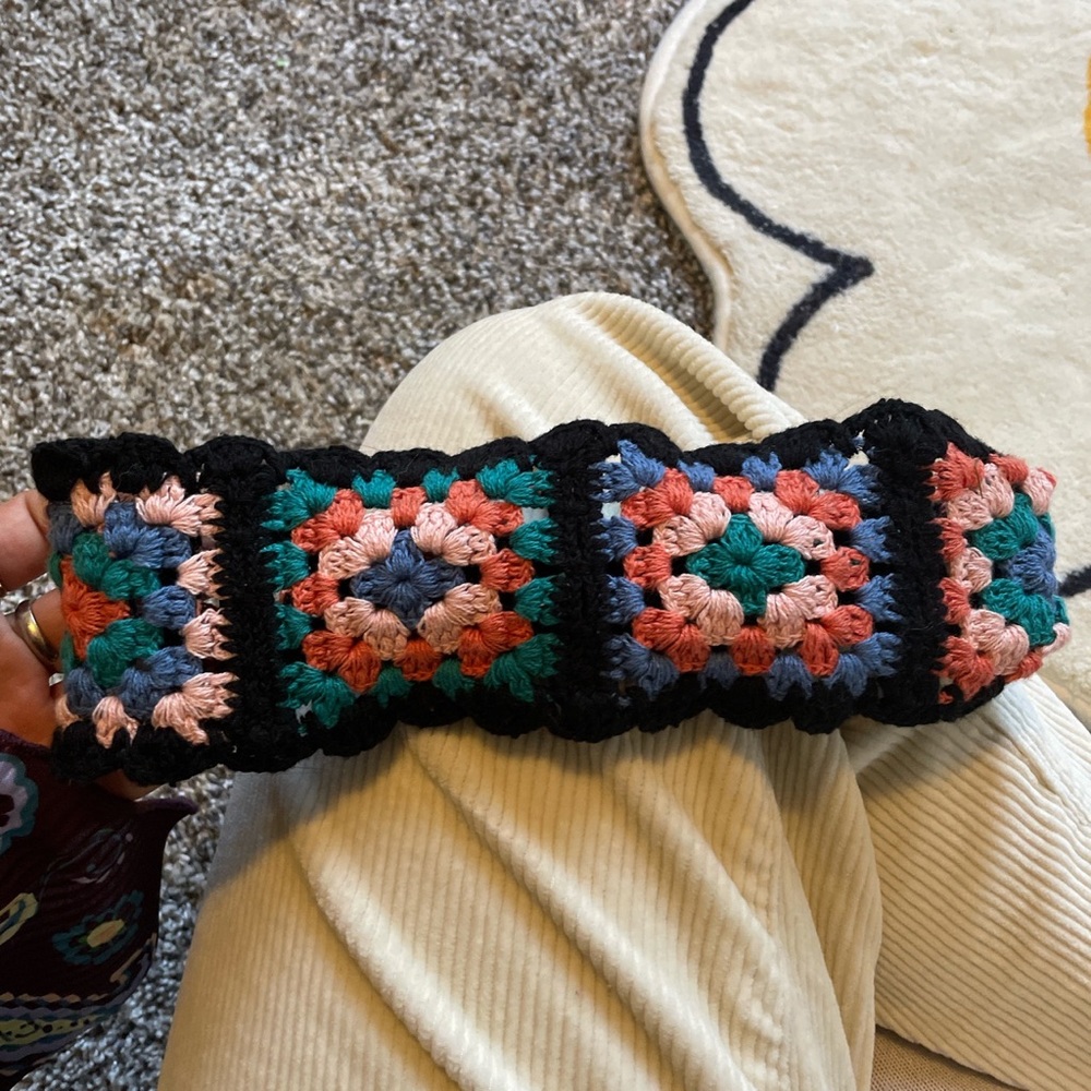 Crotchet hair band